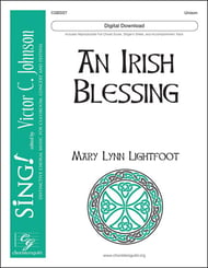 An Irish Blessing Unison choral sheet music cover Thumbnail